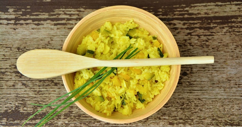 Recette vegetarienne de risotto aux champignons cremueux, onctueux et facile